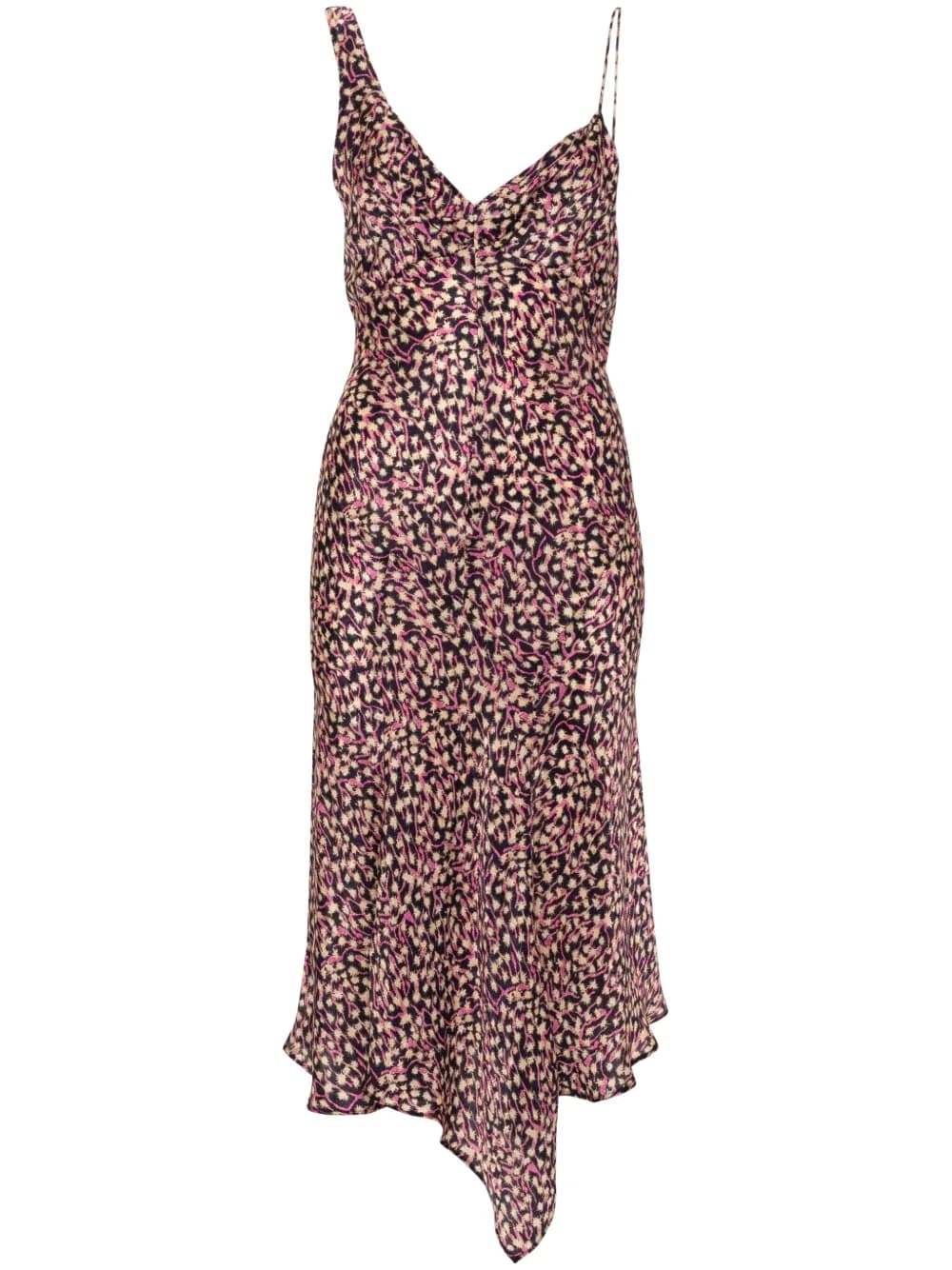 Lucia graphic-print slip dress by ISABEL MARANT