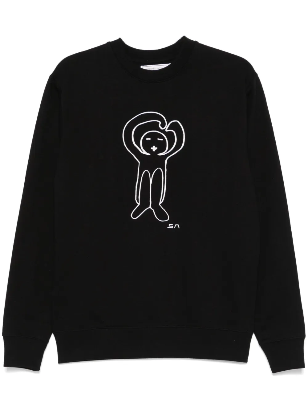 logo-print sweatshirt by Société Anonyme