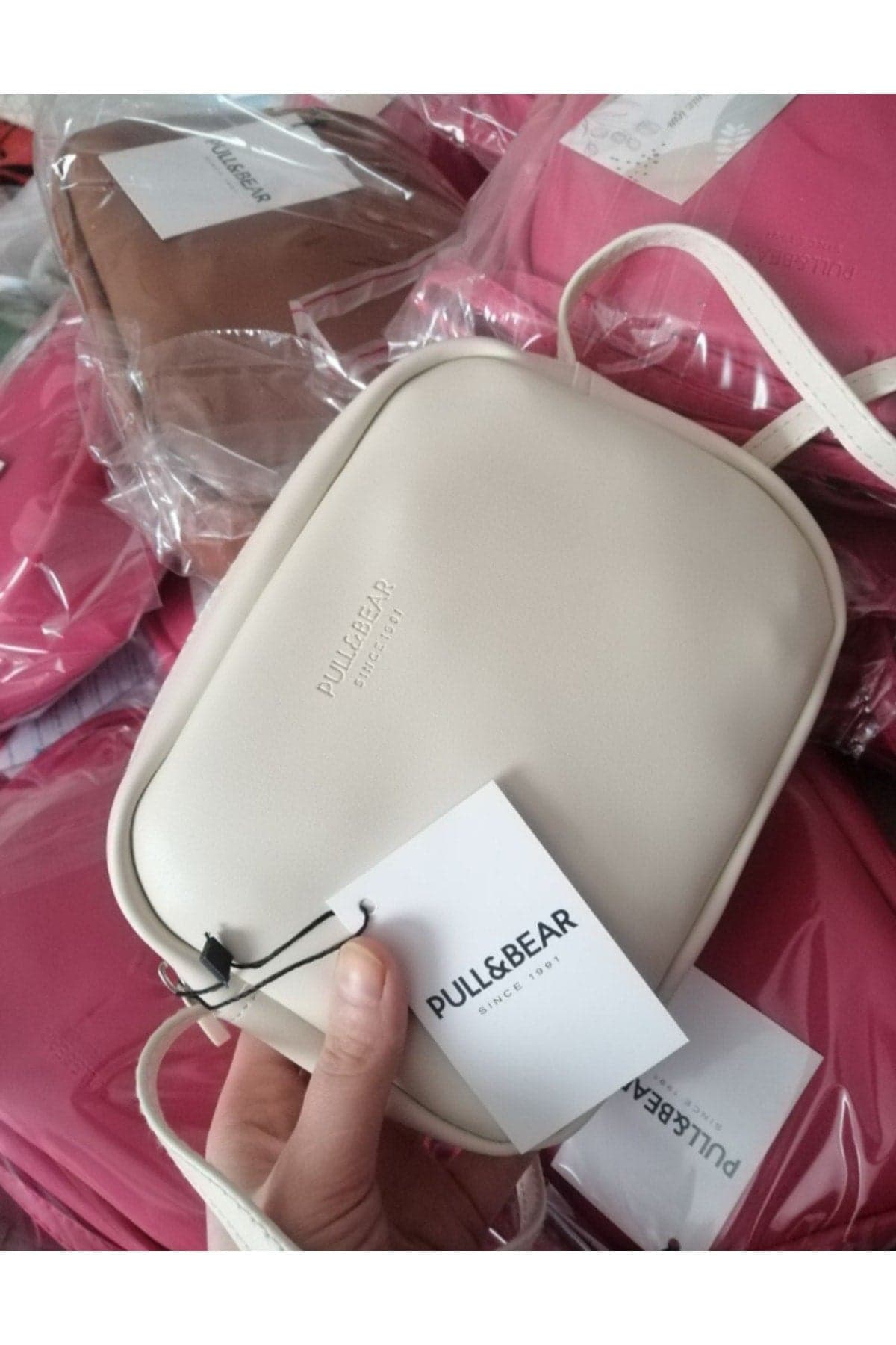 Cream Shoulder Bag Cream Crossbody Bag Cream Shoulder by AK CAN AVM