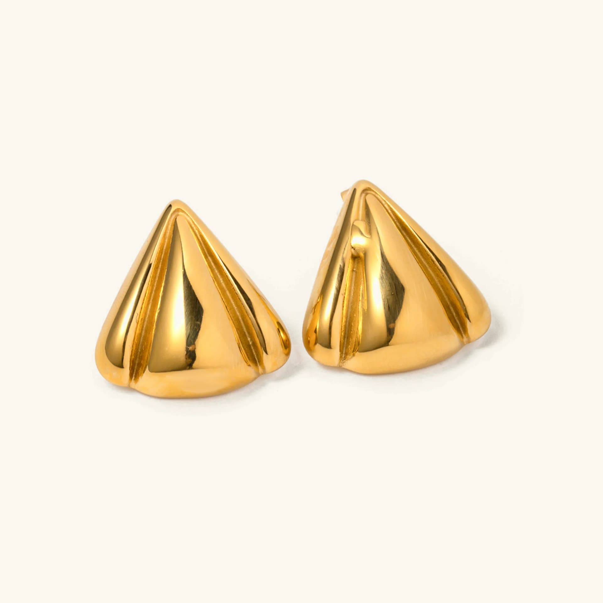 Gold-plated Statement Earrings For by Jewerly