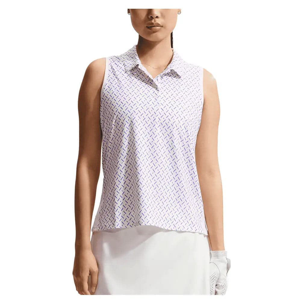 Dri-fit Victory Sleeveless Print Tennis Polo