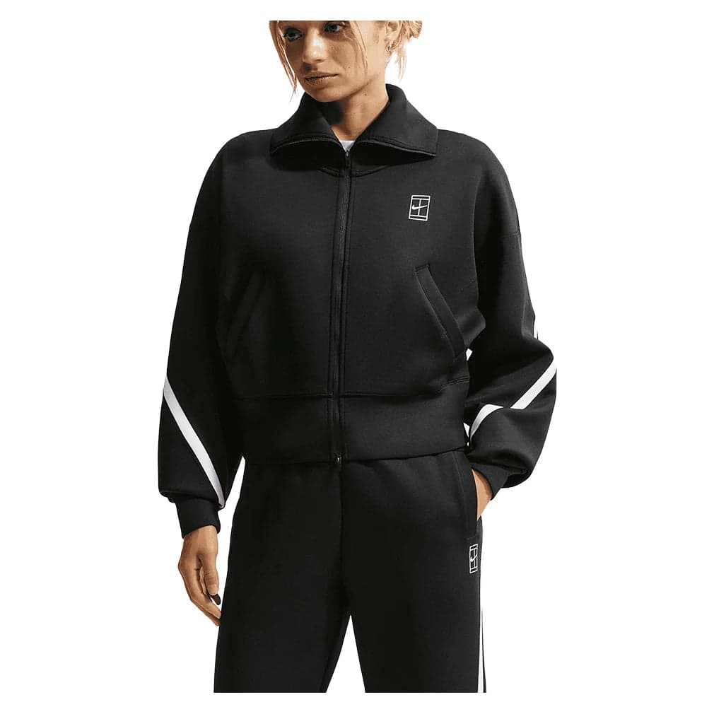 Court Dri-fit Advantage Full Zip Tennis Jacket Black